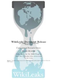 Wikileaks Document Release February 2, 2009