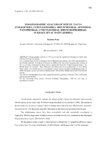Zoogeographic Analysis of Weevils' Fauna