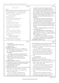 1 to Examine the Operation and Management Of