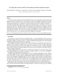 A Foot/Ground Contact Model for Biomechanical Inverse Dynamics Analysis