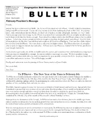 B U L L E T I N