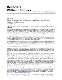 Reporters Without Borders Xiaoning-31-08-2012,43312.Html