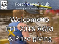 2015 Forth Canoe Club AGM Presentation