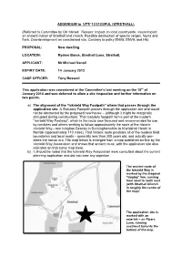 ADDENDUM to UTT/ 13/3123/FUL (STRETHALL) (Referred To
