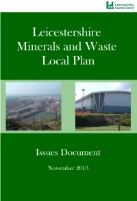 Minerals and Waste Issues Document