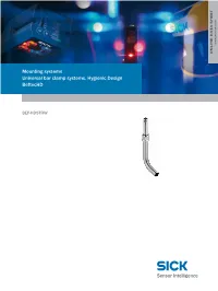 Mounting Systems Universal Bar Clamp Systems, Hygienic Design Beftechd
