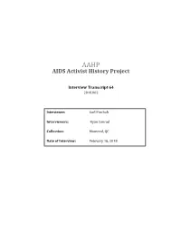 AIDS Activist History Project