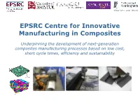 EPSRC Centre for Innovative Manufacturing in Composites (PDF