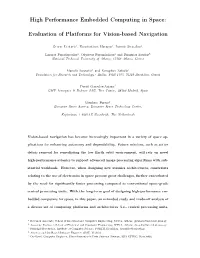 High Performance Embedded Computing in Space