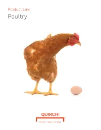 Poultry Table of Contents