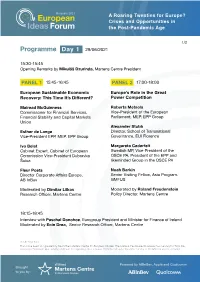 Programme Day 1 29/06/2021