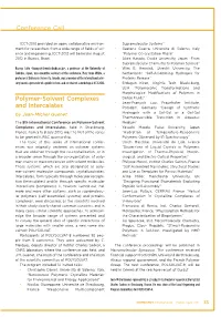 Polymer-Solvent Complexes and Intercalates