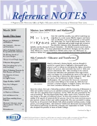 March 09 Newsletter