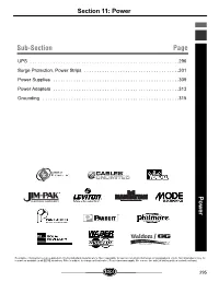 Section 11: Power