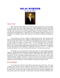 SILAS MARNER by George Eliot