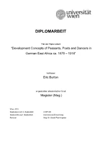 Development Concepts of Swahili Poets
