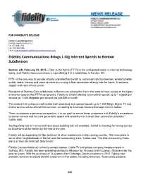 Fidelity Communications Brings 1 Gig Internet Speeds to Benton Subdivision