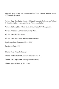 Notes, References