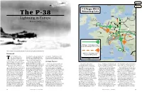 The P-38 Lightning in Europe