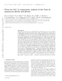 Twins for Life? a Comparative Analysis of the Type Ia Supernovae 2011Fe