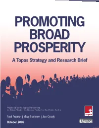 A Topos Strategy and Research Brief