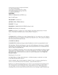 Content and Programming Copyright 2004 MSNBC
