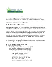 Q. What Organizations Are Involved with the Deep South Turf Expo? A