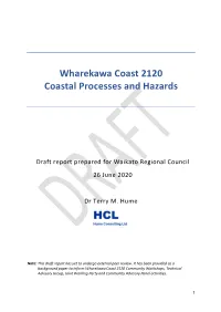 Wharekawa Coast 2120 Coastal Processes and Hazards
