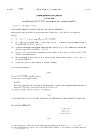 2020/719 of 28 May 2020 Amending Decision 2013/255/CFSP Concerning Restrictive Measures Against Syria Ha