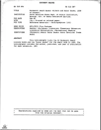 Document Resume Ed 318 004 Cs 212 287 Title
