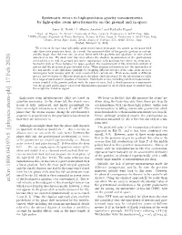 Systematic Errors in High-Precision Gravity Measurements by Light-Pulse Atom Interferometry on the Ground and in Space