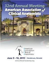 2015 AACA Annual Meeting Program