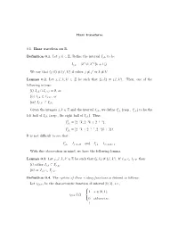 Haar Transform 0.1. Haar Wavelets on R. Definition 0.1. Let J, K ∈ Z. Define