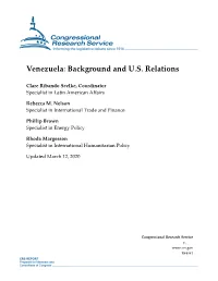 Background and US Relations