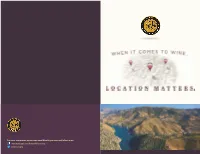 Capture the True Essence of the State in a Glass of Wine
