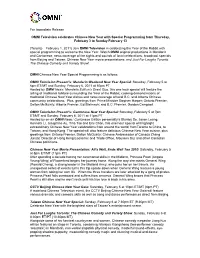 For Immediate Release