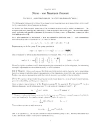 Stone - Von Neumann Theorem