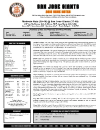 2019 Game Notes
