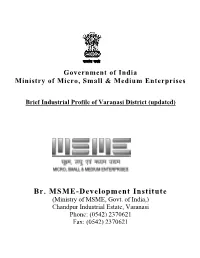 Br. MSME-Development Institute (Ministry of MSME, Govt