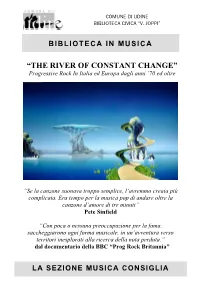 Finale the River of Constant Change