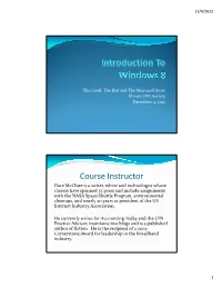 Course Instructor