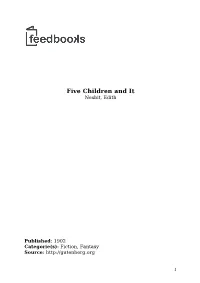 Five Children and It Nesbit, Edith