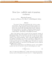 Mona Lisa - Ineﬀable Smile of Quantum Mechanics