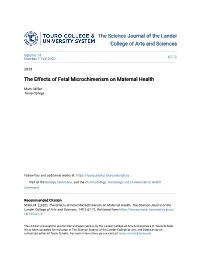 The Effects of Fetal Microchimerism on Maternal Health