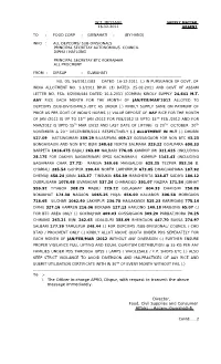 To :- 1. the Officer In-Charge APRO, Dispur, with Request to Transmit the Above Message Immediately