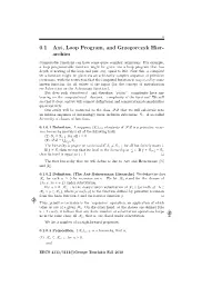 0.1 Axt, Loop Program, and Grzegorczyk Hier- Archies
