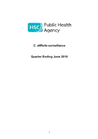 C. Difficile Surveillance