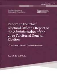Report on the Review of the Report of the Auditor General on The