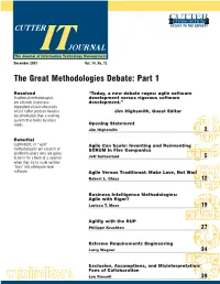 The Great Methodologies Debate: Part 1
