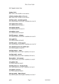 Xbox Cheats Guide Ght´ Page 1 10/05/2004 007 Agent Under Fire